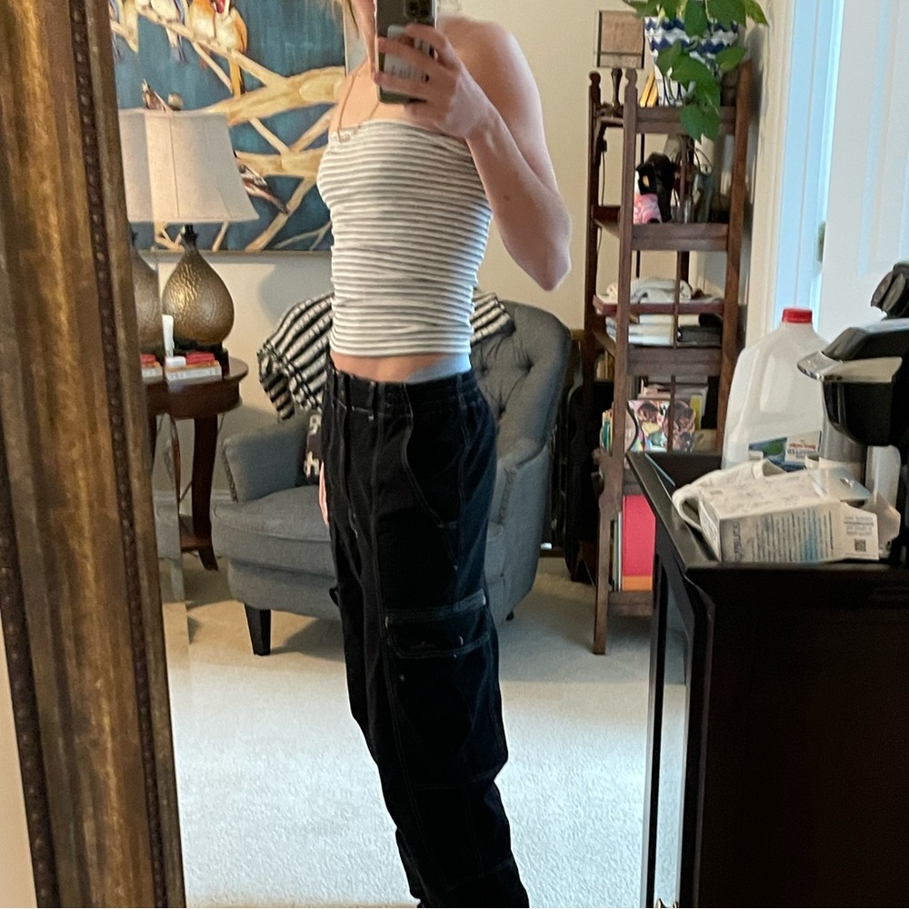 Striped tube top from aerie with built in bra